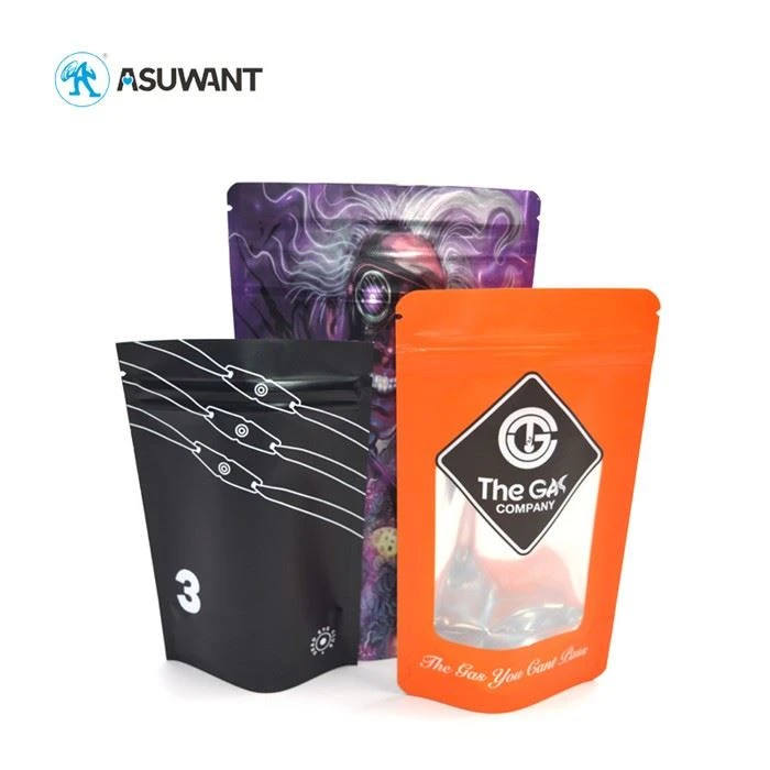 PRINT PRINT PRINT PLASTIG PACIO MYLAR Pecynnu Gwres Gwres Sêl Gwres Prawf Dwbl ziplock Dwbl