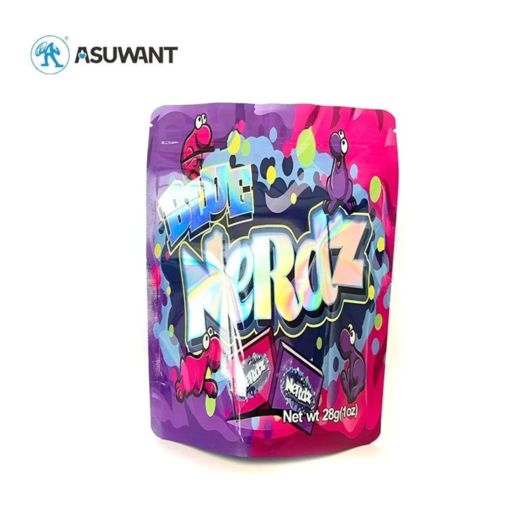 Custom Resealable 3.5 1/8 Oz Cali Packs Plastic Zip Stand Up Pouch Smell Proof Ziplock Mylar Bag suppliers
